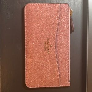 Kate Spade Lola Glitter Large Slim Card Holder